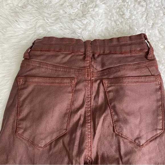 Edikted brown leather flare pants - Picture 6 of 7